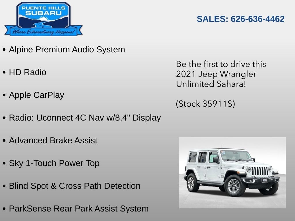 2021 Jeep Wrangler Unlimited Sahara