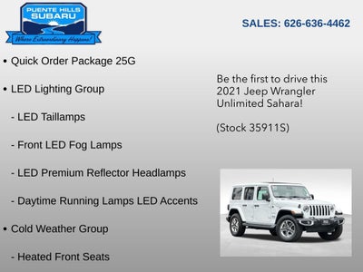 2021 Jeep Wrangler Unlimited Sahara