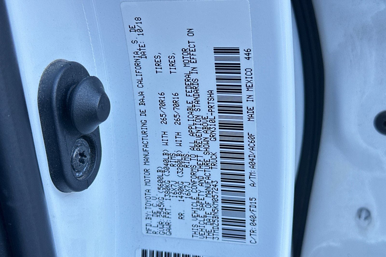 2019 Toyota Tacoma V6