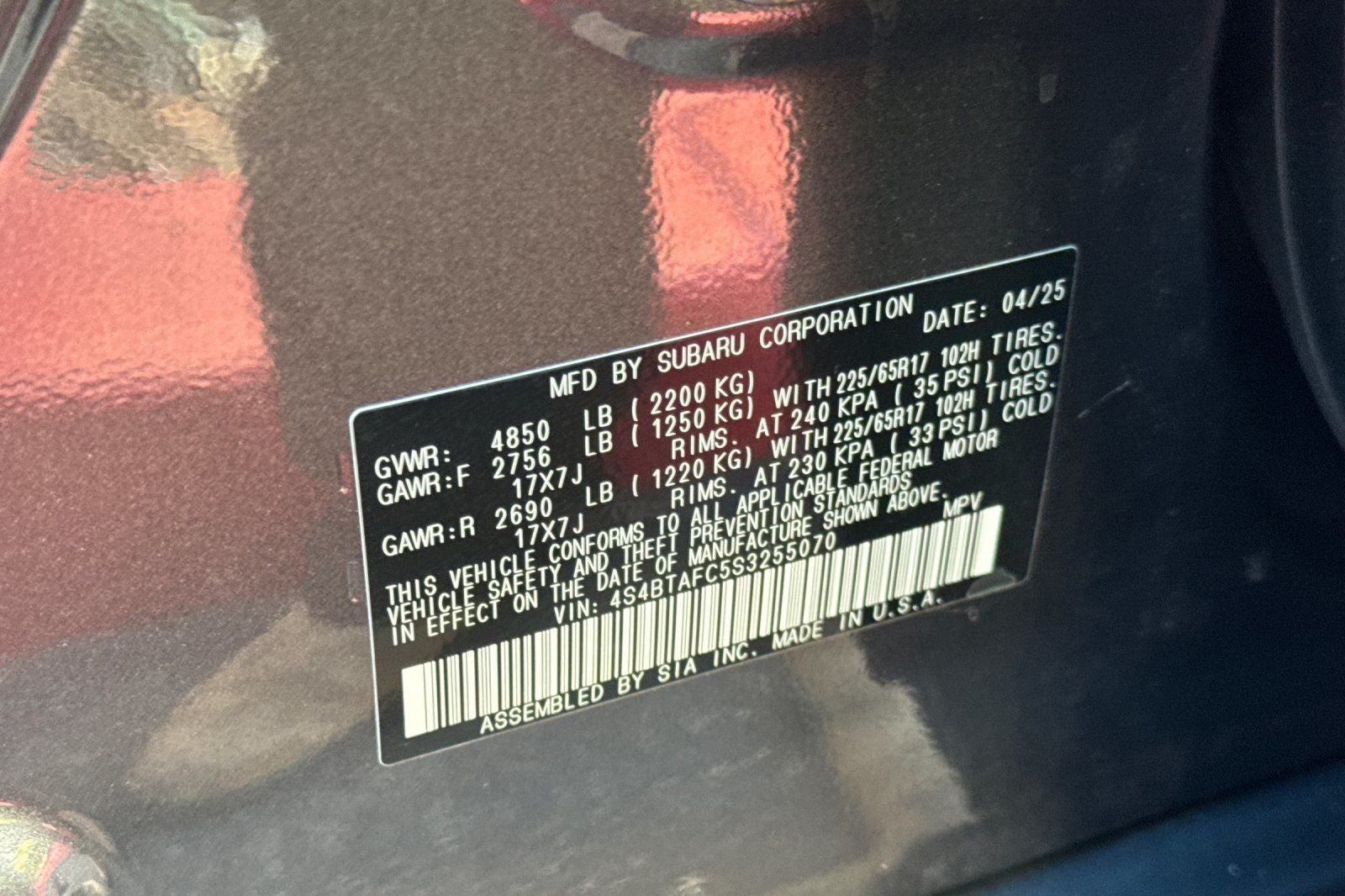 2025 Subaru Outback Premium