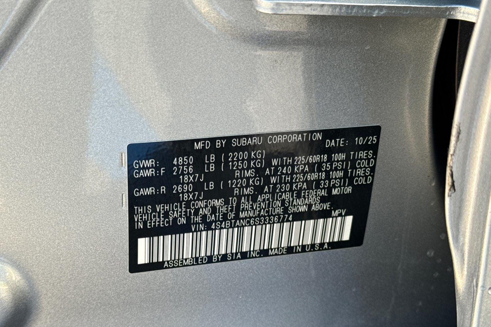 2025 Subaru Outback Limited