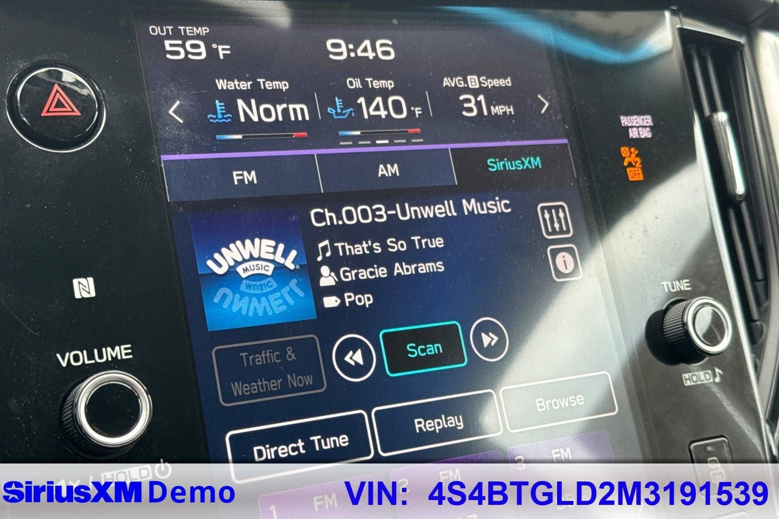 2021 Subaru Outback Onyx Edition XT