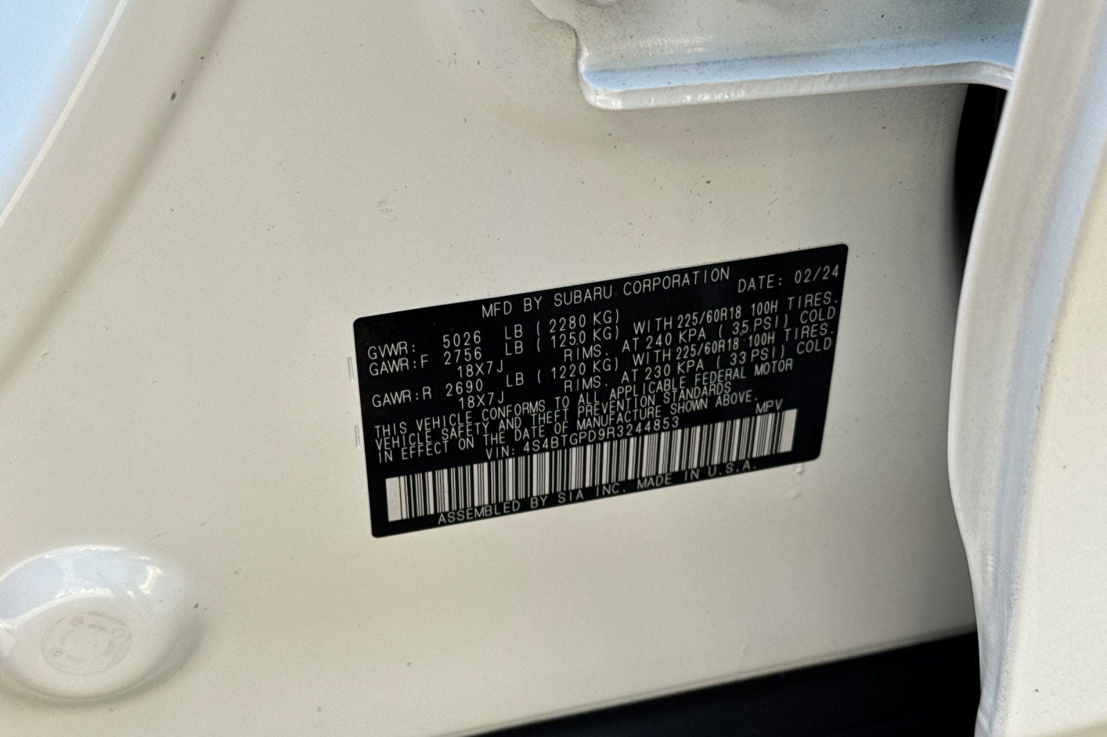 2024 Subaru Outback Touring XT