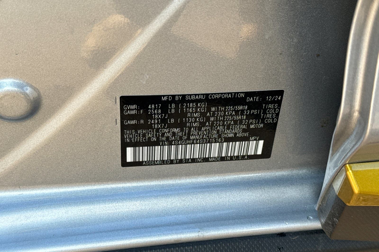 2025 Subaru Crosstrek Sport