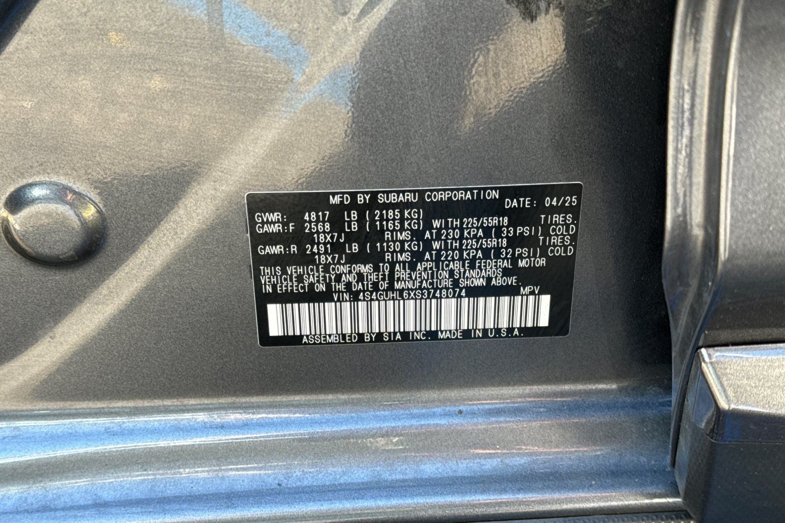 2025 Subaru Crosstrek Limited