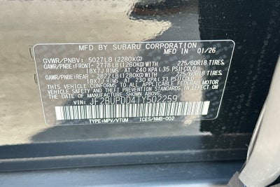 2026 Subaru Outback Limited