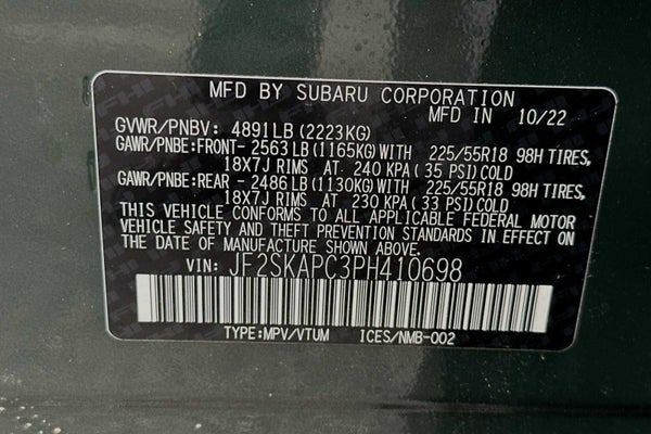 2023 Subaru Forester Limited in San Jose, CA - Bakhtiari Auto Group