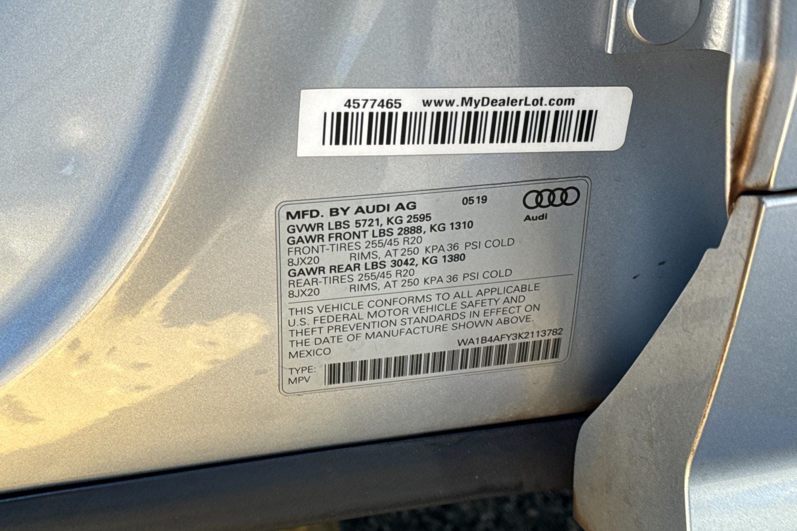 2019 Audi SQ5 3.0T Premium Plus quattro