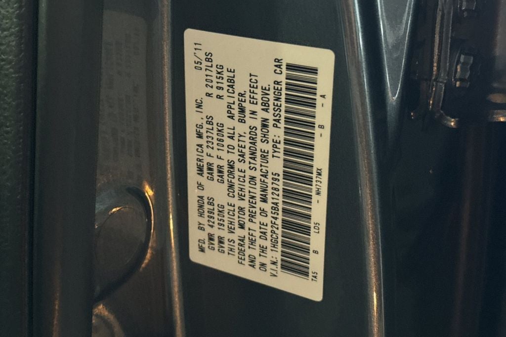 2011 Honda Accord LX-P 2.4