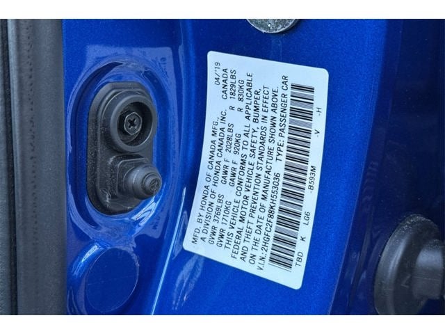 2019 Honda Civic Sport