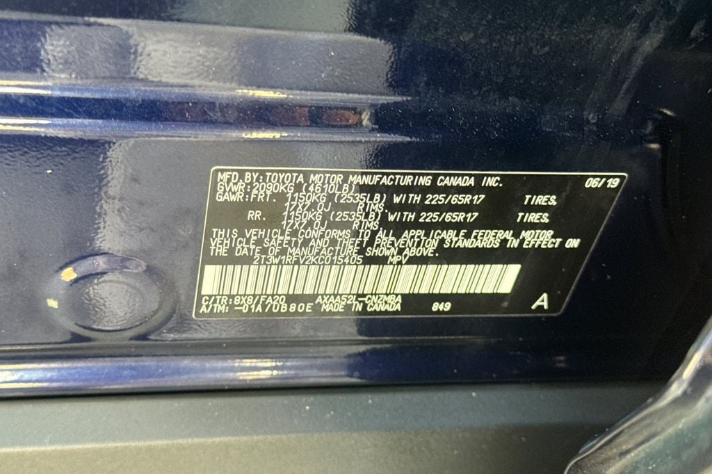 2019 Toyota RAV4 XLE
