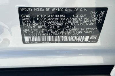 2025 Honda HR-V LX