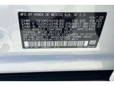 2025 Honda HR-V LX