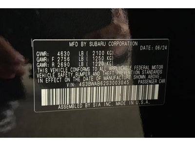 2025 Subaru Legacy Base