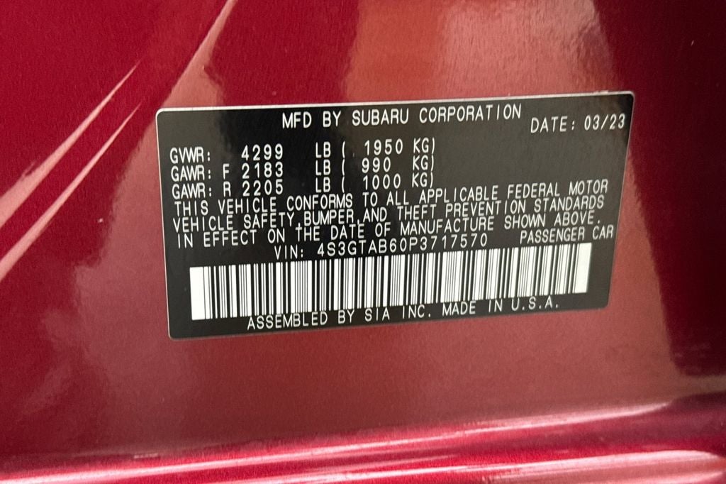 2023 Subaru Impreza Base