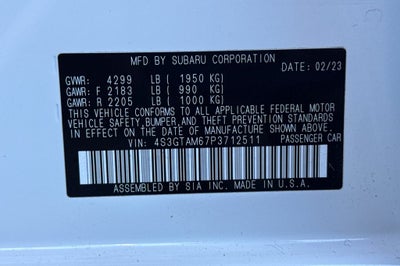 2023 Subaru Impreza Sport