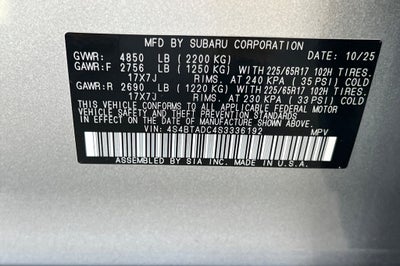 2025 Subaru Outback Premium