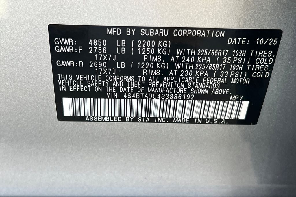 2025 Subaru Outback Premium