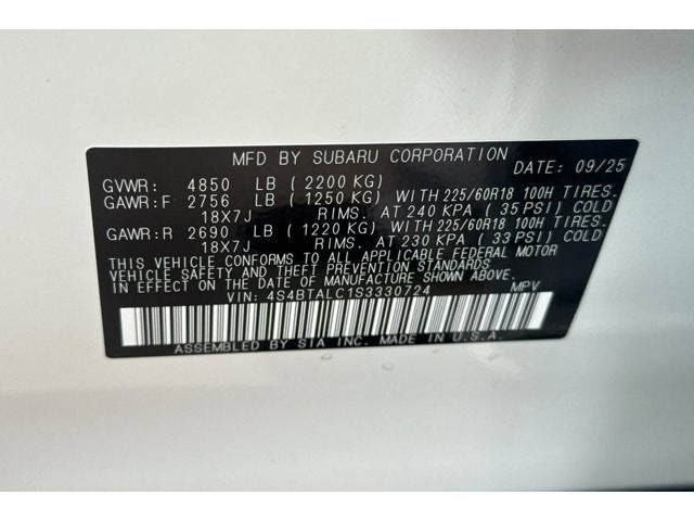2025 Subaru Outback Onyx Edition