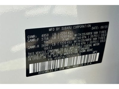 2025 Subaru OUTBACK Onyx Edition