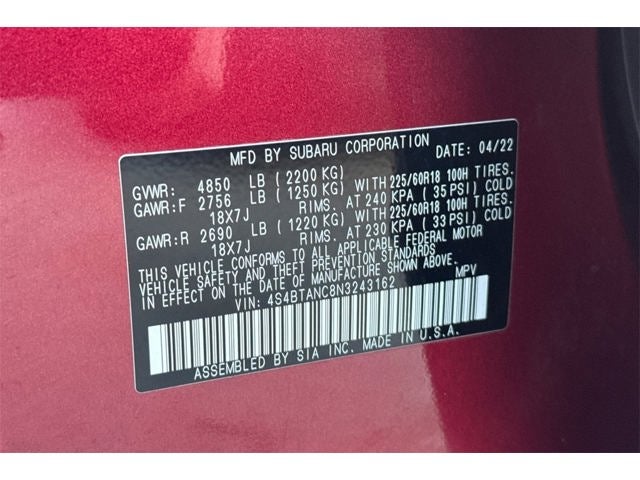 2022 Subaru Outback Limited