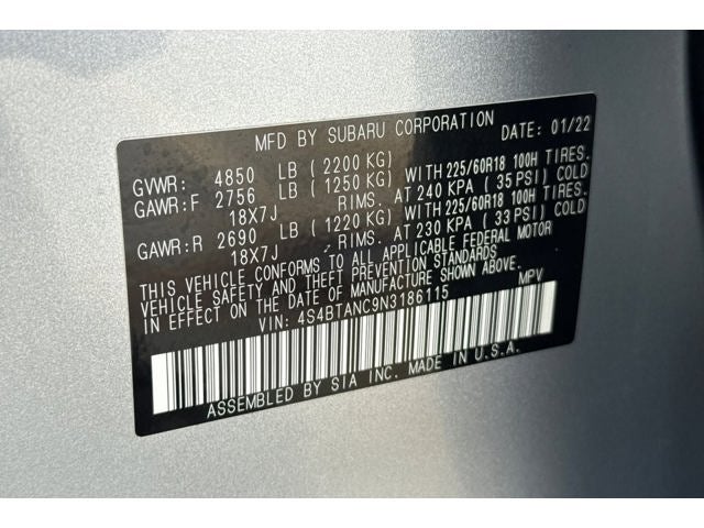 2022 Subaru Outback Limited