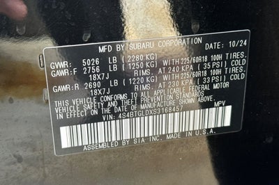 2025 Subaru Outback Onyx Edition XT