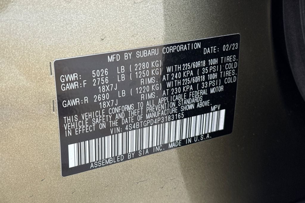 2023 Subaru Outback Touring XT