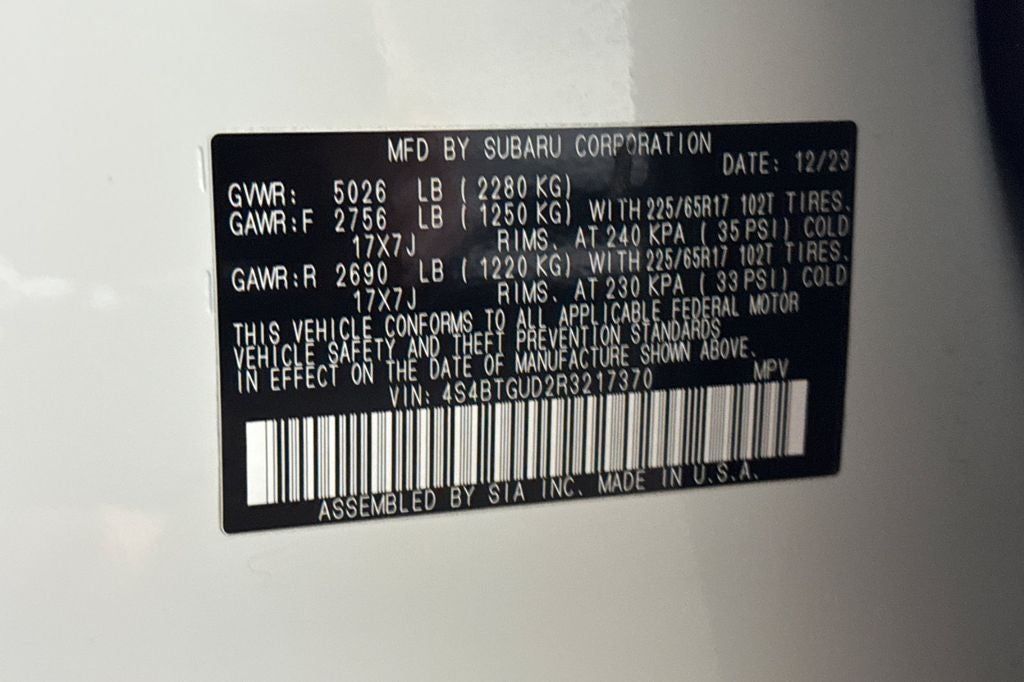 2024 Subaru Outback Wilderness