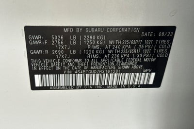 2024 Subaru Outback Wilderness