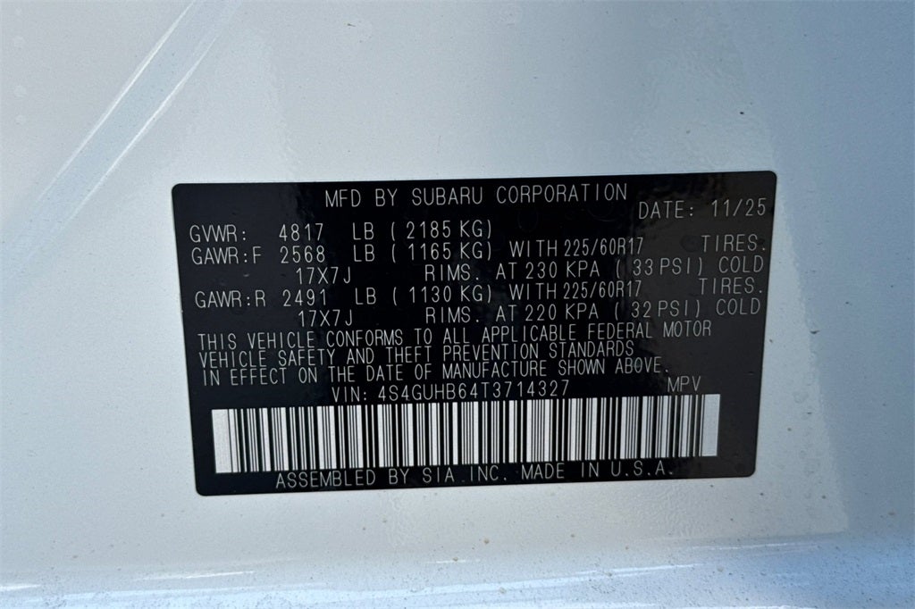 2026 Subaru CROSSTREK Base