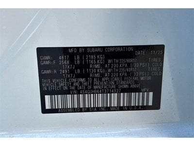 2026 Subaru CROSSTREK Base