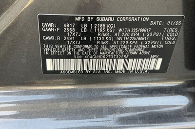 2026 Subaru CROSSTREK Premium