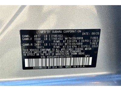 2025 Subaru CROSSTREK Sport