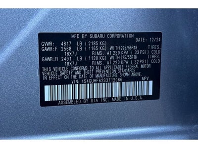 2025 Subaru Crosstrek Sport