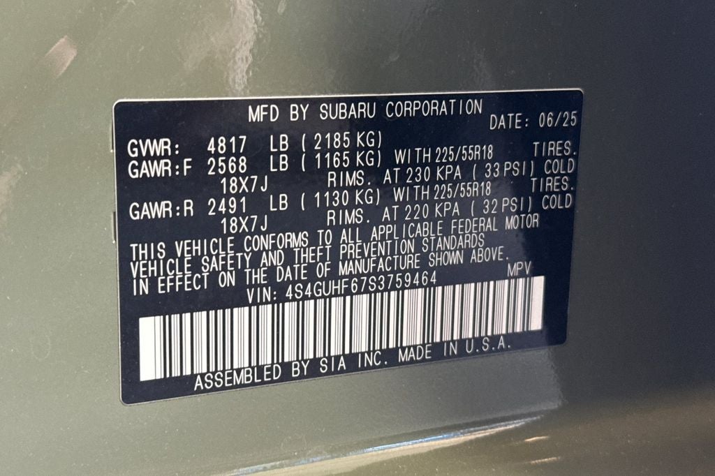 2025 Subaru Crosstrek Sport