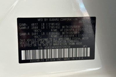 2025 Subaru Crosstrek Sport