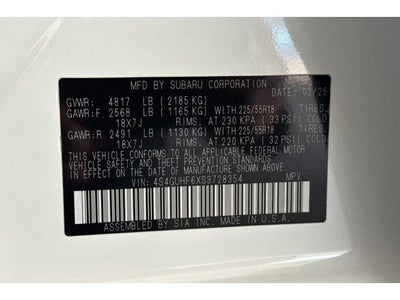 2025 Subaru Crosstrek Sport