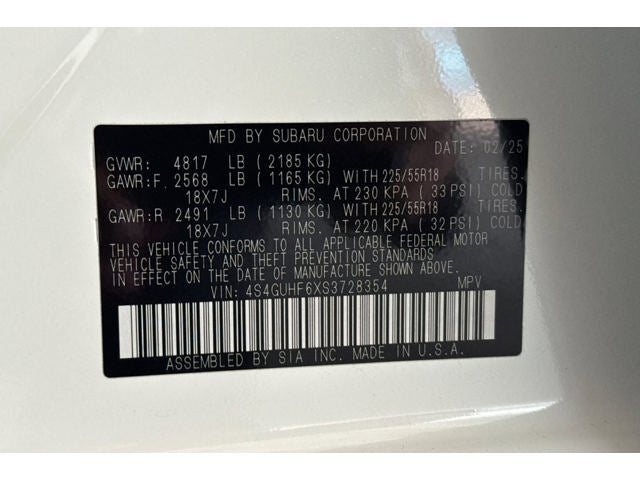 2025 Subaru Crosstrek Sport