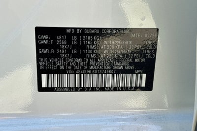 2026 Subaru CROSSTREK Limited