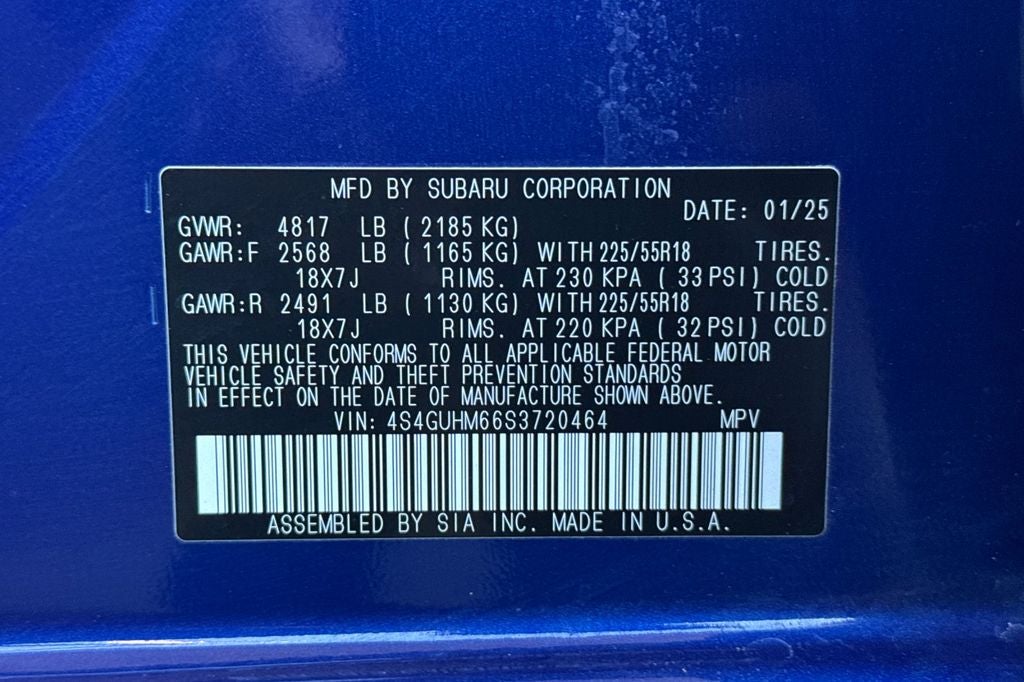 2025 Subaru Crosstrek Limited