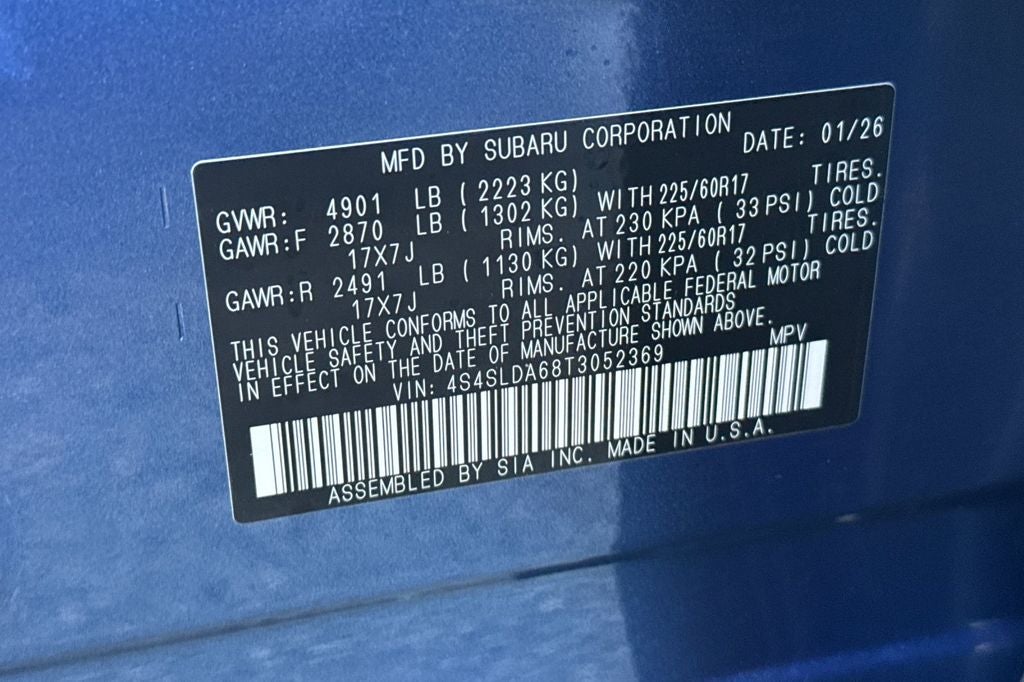 2026 Subaru FORESTER Standard Model