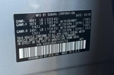 2026 Subaru FORESTER Premium