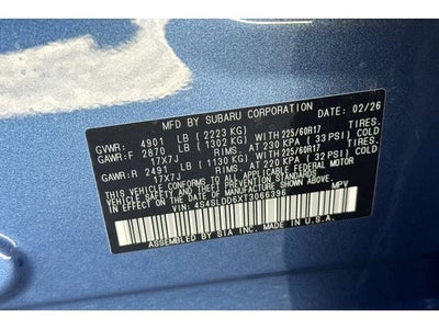 2026 Subaru FORESTER Premium