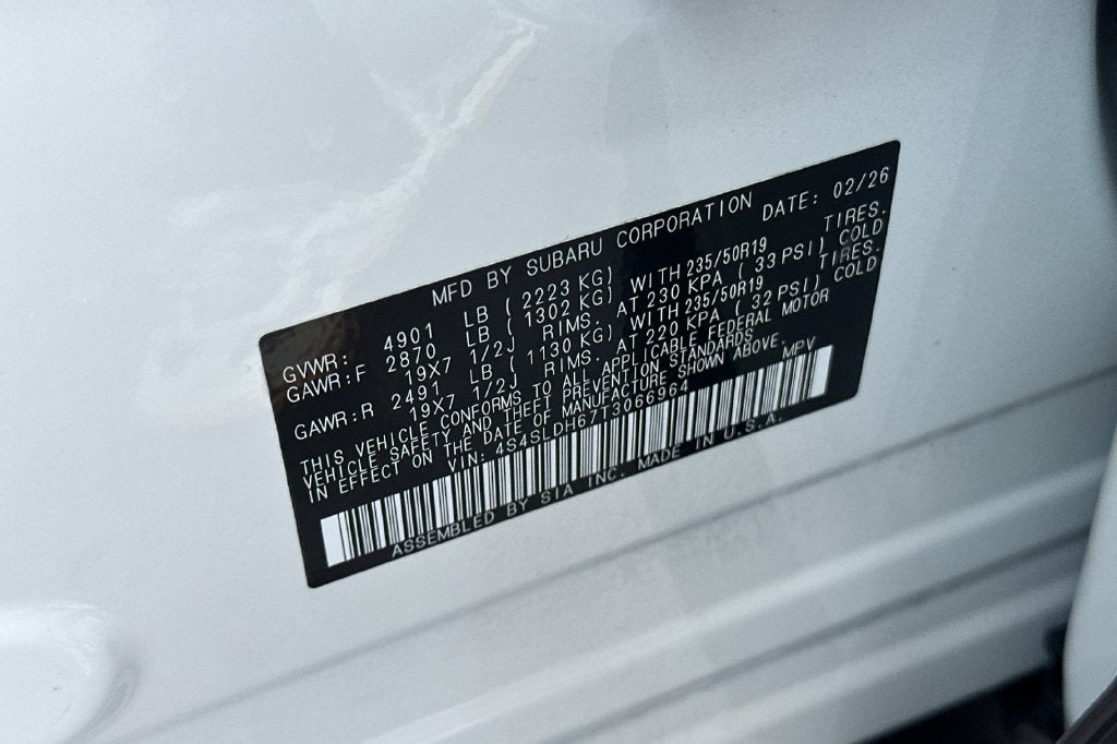 2026 Subaru Forester Sport