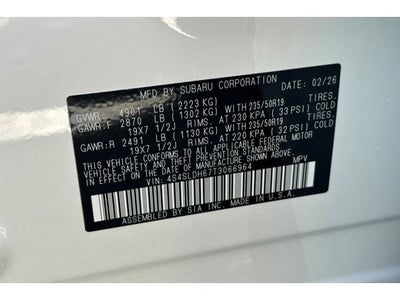 2026 Subaru FORESTER Sport