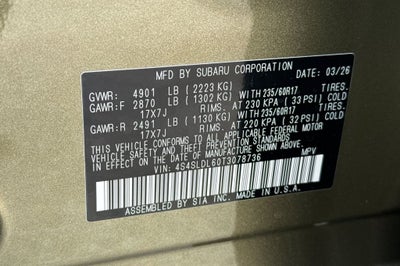 2026 Subaru FORESTER Wilderness