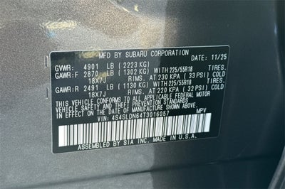 2026 Subaru FORESTER Limited