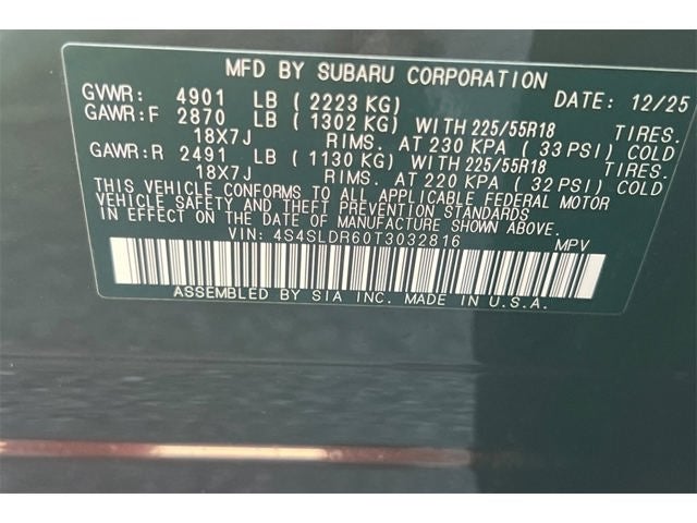 2026 Subaru FORESTER Limited