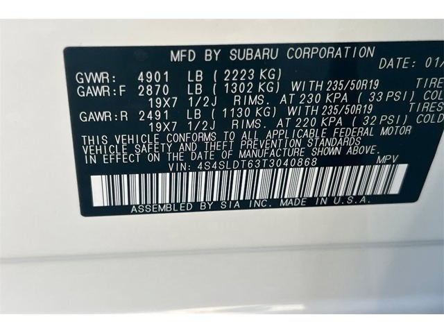 2026 Subaru FORESTER Touring